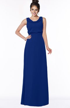 ColsBM Eileen Sodalite Blue Gorgeous A-line Scoop Sleeveless Floor Length Bridesmaid Dresses
