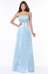ColsBM Alivia Dream Blue Glamorous A-line Bateau Sleeveless Half Backless Flower Bridesmaid Dresses