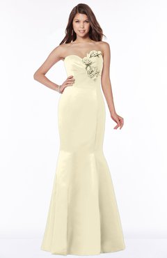 ColsBM Linda Egret Glamorous Fishtail Sweetheart Half Backless Satin Flower Bridesmaid Dresses