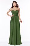 ColsBM Leanna Garden Green Glamorous Sleeveless Chiffon Floor Length Ruching Bridesmaid Dresses