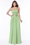 ColsBM Leanna Sage Green Glamorous Sleeveless Chiffon Floor Length Ruching Bridesmaid Dresses