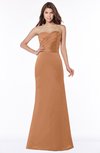 ColsBM Cara Pheasant Modest A-line Sleeveless Half Backless Floor Length Ruching Bridesmaid Dresses