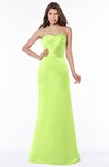 ColsBM Cara Sharp Green Modest A-line Sleeveless Half Backless Floor Length Ruching Bridesmaid Dresses