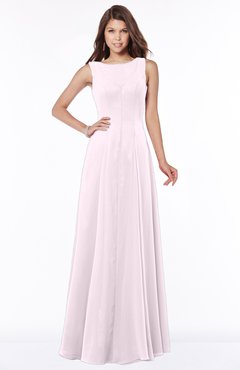 ColsBM Anika Blush Modest A-line Scoop Sleeveless Zip up Chiffon Bridesmaid Dresses