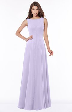 ColsBM Anika Pastel Lilac Modest A-line Scoop Sleeveless Zip up Chiffon Bridesmaid Dresses