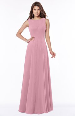 ColsBM Anika Rosebloom Modest A-line Scoop Sleeveless Zip up Chiffon Bridesmaid Dresses