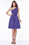 ColsBM Kristen Purple Classic Sleeveless Satin Knee Length Plainness Bridesmaid Dresses