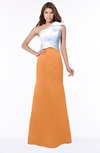 ColsBM Ariella Mango Modest Fishtail One Shoulder Sleeveless Satin Sweep Train Bridesmaid Dresses
