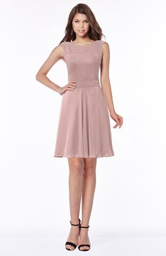 ColsBM Maisie Blush Pink Plain A-line Sleeveless Chiffon Plainness Bridesmaid Dresses