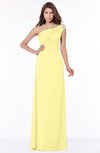 ColsBM Eliana Daffodil Glamorous A-line Short Sleeve Zip up Chiffon Floor Length Bridesmaid Dresses
