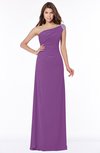 ColsBM Eliana Dahlia Glamorous A-line Short Sleeve Zip up Chiffon Floor Length Bridesmaid Dresses