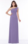 ColsBM Eliana Lilac Glamorous A-line Short Sleeve Zip up Chiffon Floor Length Bridesmaid Dresses