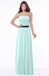 ColsBM Jaliyah Blue Glass Mature A-line Strapless Zip up Chiffon Bridesmaid Dresses