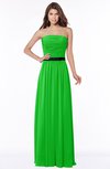 ColsBM Jaliyah Classic Green Mature A-line Strapless Zip up Chiffon Bridesmaid Dresses