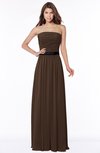 ColsBM Jaliyah Copper Mature A-line Strapless Zip up Chiffon Bridesmaid Dresses
