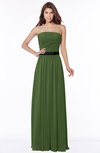 ColsBM Jaliyah Garden Green Mature A-line Strapless Zip up Chiffon Bridesmaid Dresses