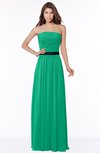 ColsBM Jaliyah Pepper Green Mature A-line Strapless Zip up Chiffon Bridesmaid Dresses