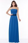 ColsBM Jaliyah Royal Blue Mature A-line Strapless Zip up Chiffon Bridesmaid Dresses
