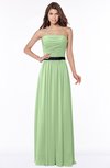 ColsBM Jaliyah Sage Green Mature A-line Strapless Zip up Chiffon Bridesmaid Dresses