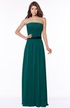ColsBM Jaliyah Shaded Spruce Mature A-line Strapless Zip up Chiffon Bridesmaid Dresses