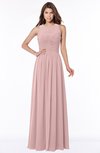ColsBM Ayla Silver Pink Elegant Zip up Chiffon Floor Length Pick up Bridesmaid Dresses