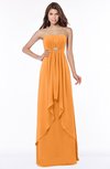 ColsBM Frida Orange Mature A-line Bateau Sleeveless Appliques Bridesmaid Dresses