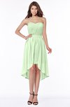 ColsBM Anahi Pale Green Gorgeous A-line Strapless Half Backless Ruching Bridesmaid Dresses