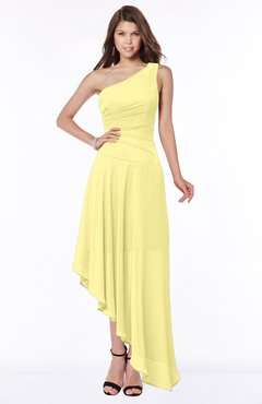 ColsBM Maggie Daffodil Luxury A-line Zip up Chiffon Floor Length Ruching Bridesmaid Dresses