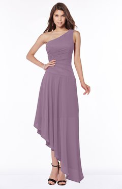 ColsBM Maggie Mauve Luxury A-line Zip up Chiffon Floor Length Ruching Bridesmaid Dresses