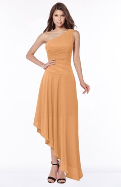 ColsBM Maggie Pheasant Luxury A-line Zip up Chiffon Floor Length Ruching Bridesmaid Dresses