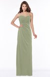 ColsBM Vanessa Moss Green Glamorous A-line Sweetheart Half Backless Chiffon Floor Length Bridesmaid Dresses