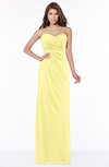 ColsBM Vanessa Pastel Yellow Glamorous A-line Sweetheart Half Backless Chiffon Floor Length Bridesmaid Dresses