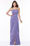 ColsBM Kenna Aster Purple Gorgeous A-line Sleeveless Half Backless Satin Floor Length Bridesmaid Dresses
