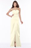ColsBM Kenna Bleached Sand Gorgeous A-line Sleeveless Half Backless Satin Floor Length Bridesmaid Dresses