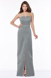 ColsBM Kenna Silver Sconce Gorgeous A-line Sleeveless Half Backless Satin Floor Length Bridesmaid Dresses