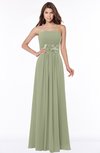 ColsBM Anne Moss Green Modern A-line Bateau Sleeveless Half Backless Floor Length Bridesmaid Dresses