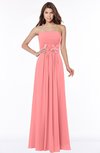 ColsBM Anne Shell Pink Modern A-line Bateau Sleeveless Half Backless Floor Length Bridesmaid Dresses