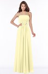 ColsBM Anne Soft Yellow Modern A-line Bateau Sleeveless Half Backless Floor Length Bridesmaid Dresses