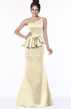 ColsBM Brittany Champagne Elegant Mermaid Sleeveless Satin Floor Length Bridesmaid Dresses