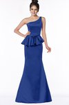 ColsBM Brittany Electric Blue Elegant Mermaid Sleeveless Satin Floor Length Bridesmaid Dresses