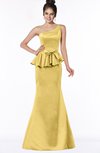 ColsBM Brittany Misted Yellow Elegant Mermaid Sleeveless Satin Floor Length Bridesmaid Dresses