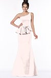 ColsBM Brittany Petal Pink Elegant Mermaid Sleeveless Satin Floor Length Bridesmaid Dresses