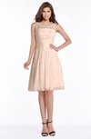 ColsBM Marilyn Almost Apricot Elegant A-line Scoop Sleeveless Lace Bridesmaid Dresses