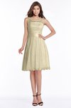 ColsBM Marilyn Champagne Elegant A-line Scoop Sleeveless Lace Bridesmaid Dresses