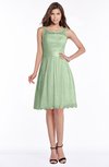 ColsBM Marilyn Pale Green Elegant A-line Scoop Sleeveless Lace Bridesmaid Dresses