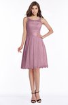 ColsBM Marilyn Silver Pink Elegant A-line Scoop Sleeveless Lace Bridesmaid Dresses