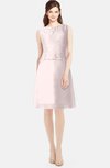 ColsBM Tori Light Pink Modest A-line Sleeveless Chiffon Mini Bridesmaid Dresses