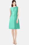 ColsBM Tori Seafoam Green Modest A-line Sleeveless Chiffon Mini Bridesmaid Dresses
