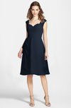 ColsBM Kali Navy Blue Hippie A-line Sweetheart Sleeveless Zip up Lace Bridesmaid Dresses