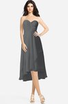 ColsBM Kasey Grey Classic Sweetheart Sleeveless Zip up Hi-Lo Plus Size Bridesmaid Dresses